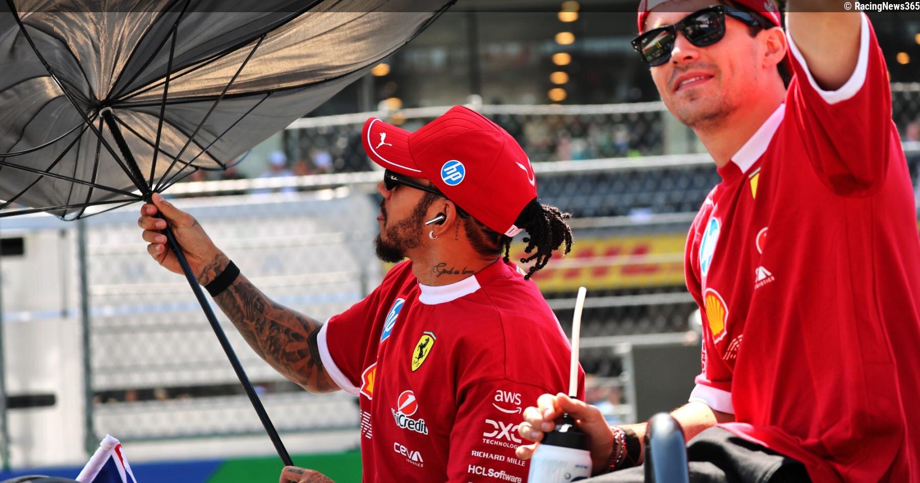Lewis Hamilton and Charles Leclerc share statements after Fe... |  Motors-Addict