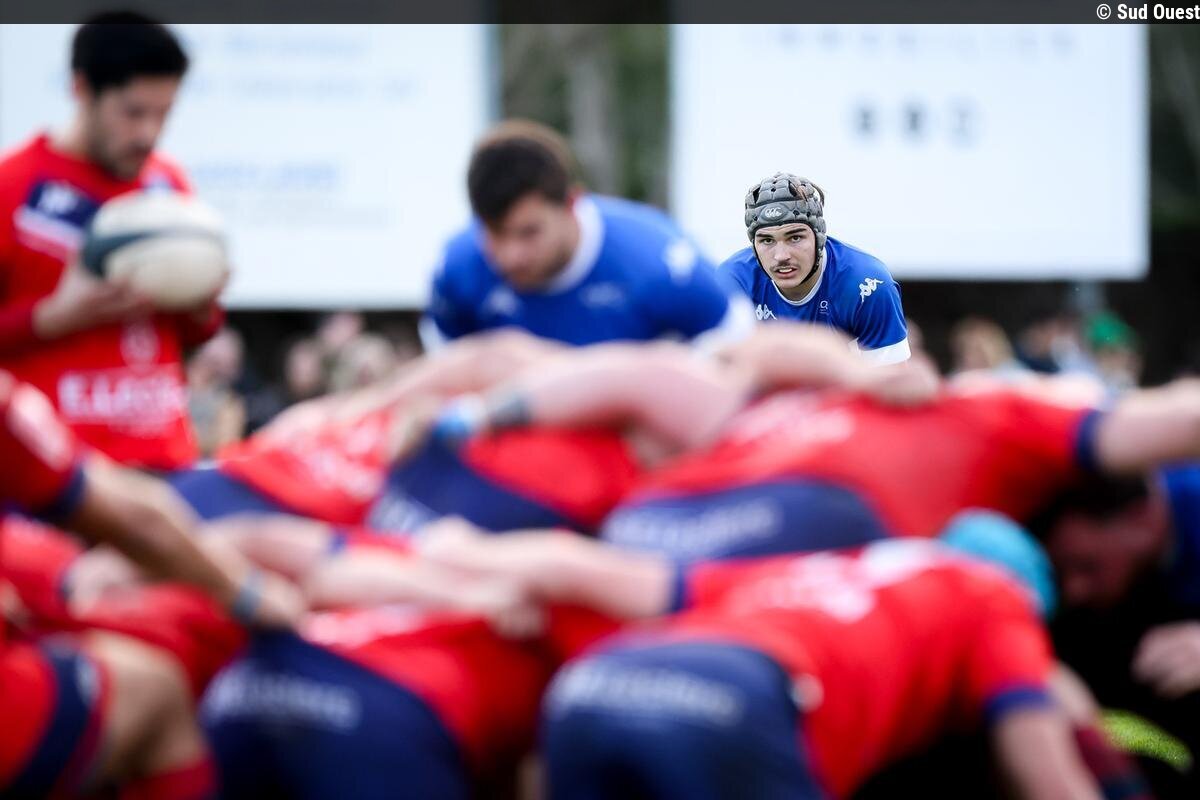 Rugby (Nationale 2) : « C'est un diamant brut ultra-intéressant » : à Anglet, le trois-quarts centre Jean Ballin surprend