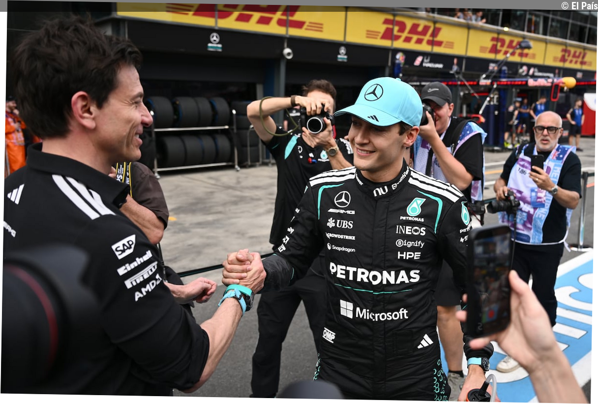 Inapelable 'pole' de Russell en un GP de Australia que confirma el tremendo impacto del nuevo reglamento