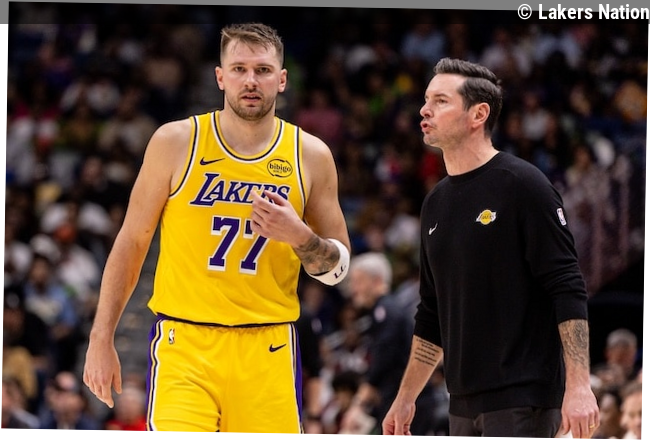 Lakers News: JJ Redick Defends Luka Doncic Amid Criticism About Excessive Complaining