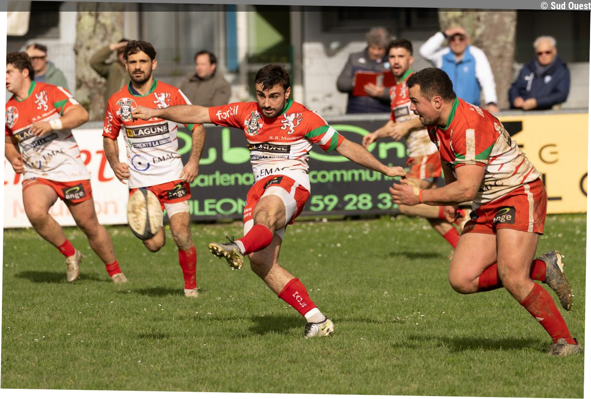 Rugby (Nationale 2) : Tout bonus désormais pour Mauléon