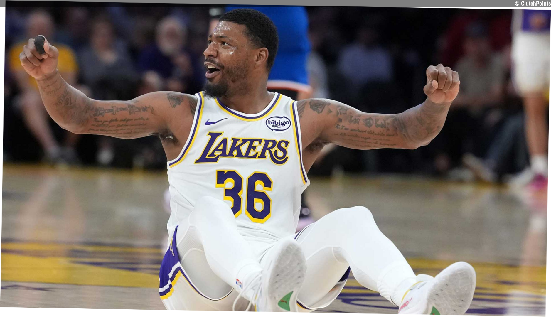 Lakers' Marcus Smart gets lauded despite 'horrible shooting' vs. Knicks