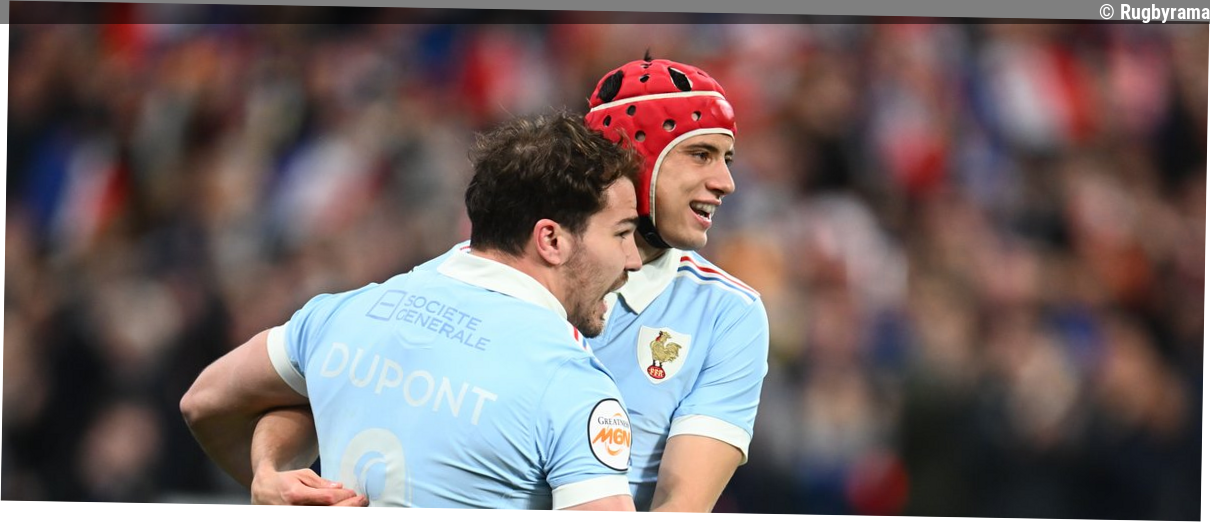 Tournoi des 6 Nations – Louis Bielle-Biarrey ouvre le compteur… Revivez les essais du XV de France face aux Angleterre