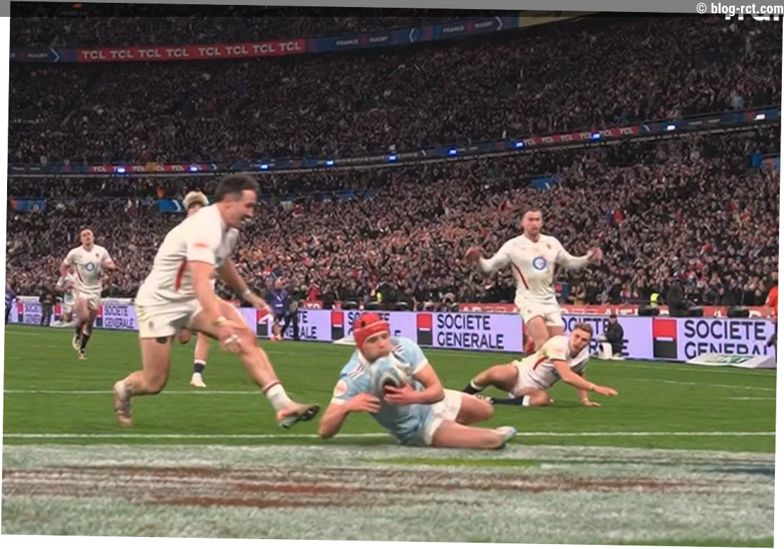VIDEO : Et 4ème essai pour Louis Bielle-Biarrey contre l'Angleterre, incroyable !