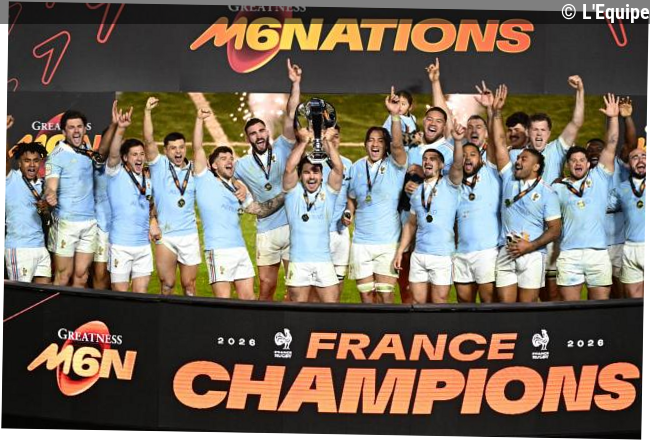 Antoine Dupont, au sujet de Thomas Ramos, après la victoire de l'équipe de France dans le Tournoi des 6 Nations : « On a la c