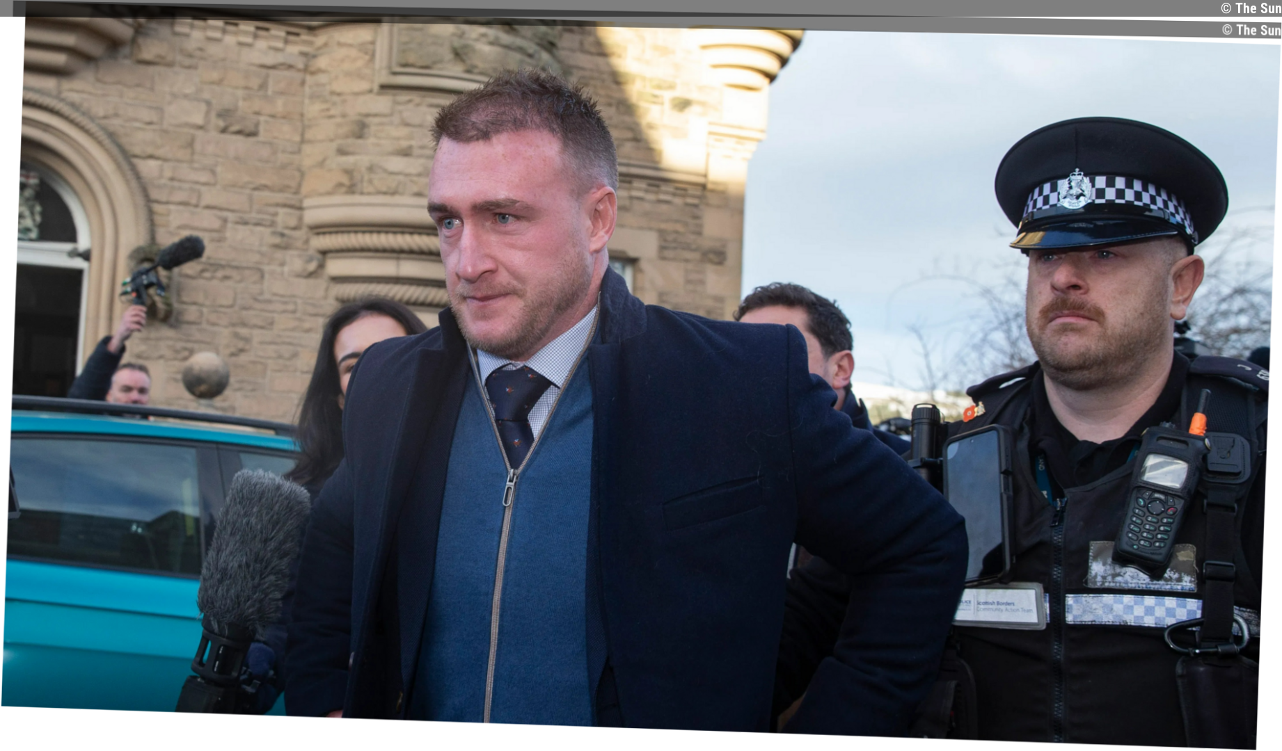 Shamed rugby star Stuart Hogg arrested AGAIN for 'harassing ex-wife' as former Scotland ace nicked at airport