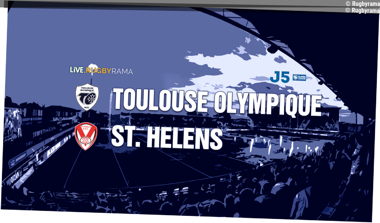 DIRECT. Super League : Le Toulouse Olympique veut réitérer l'exploit face au géant St Helens !