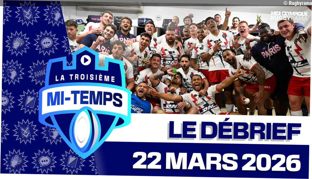 Vidéo. Top 14 – Venez débriefer la 19e journée avec Lucas Peyresblanques (Stade français) dans La Troisième Mi-Temps !