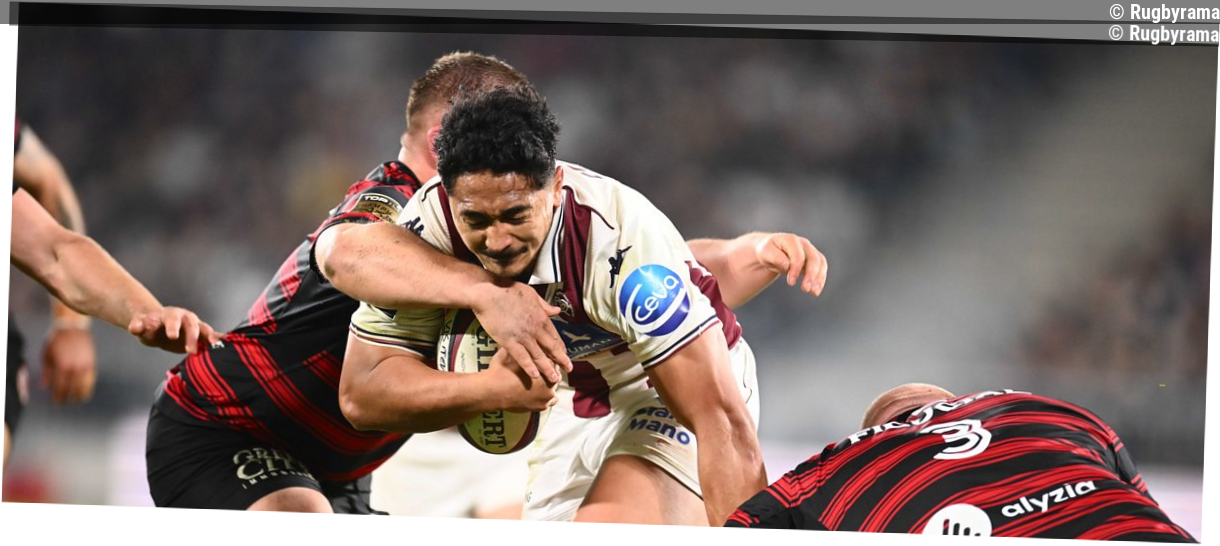 Top 14 - Le XV de la semaine : les Parisiens en force, Yoram Moefana (UBB) et Vinaya Habosi (Racing 92) très solides
