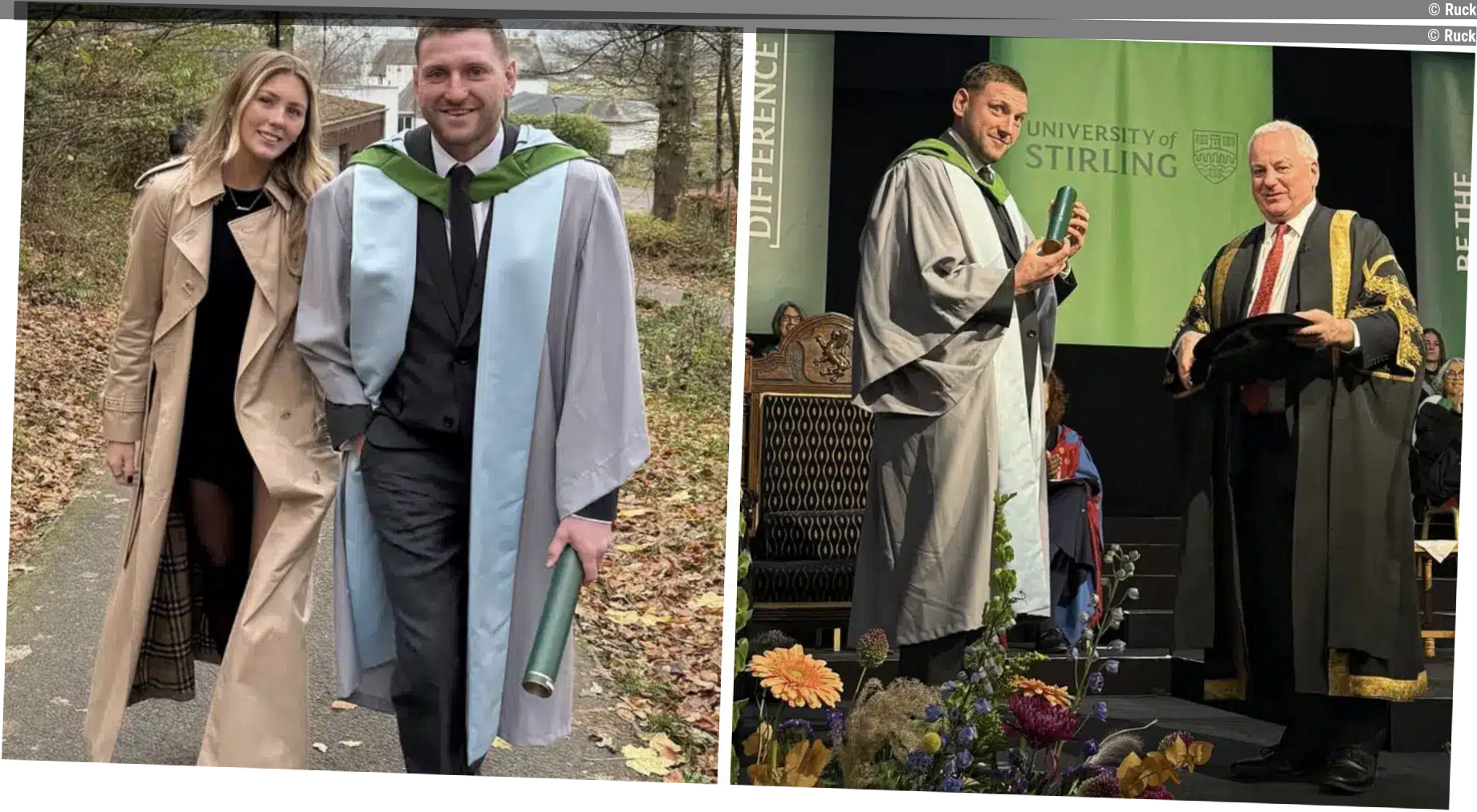 Scotland fly-half Finn Russell officially becomes a doctor