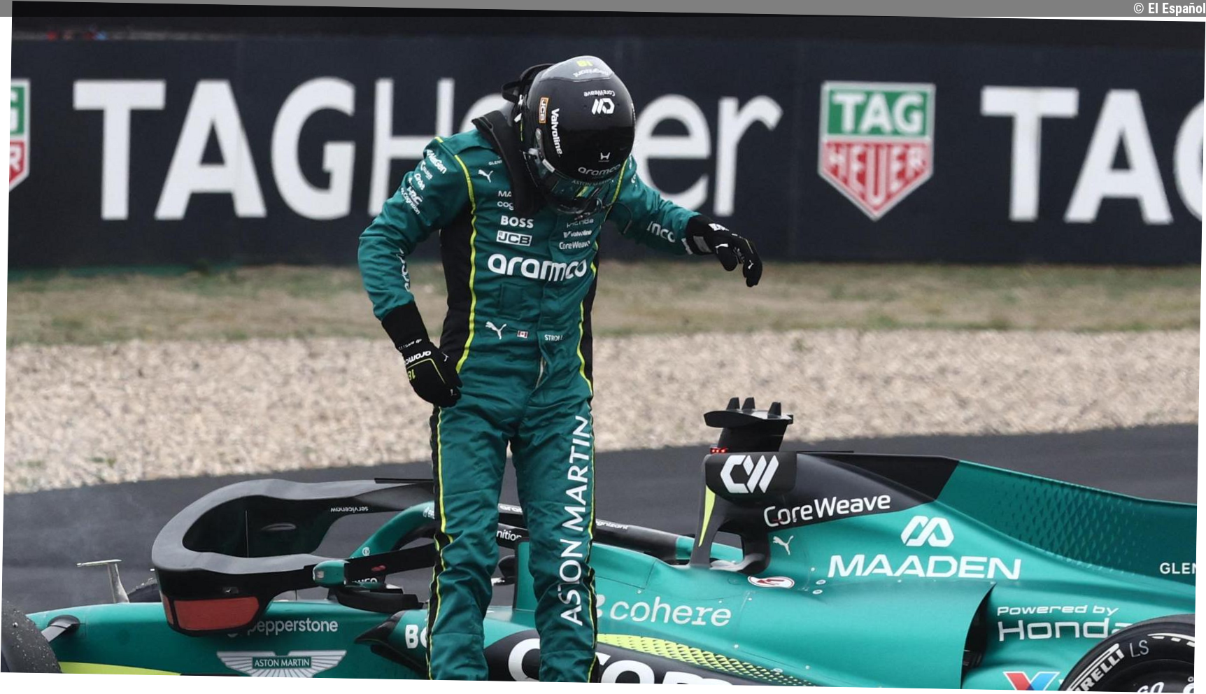 El enfado inédito de Lance Stroll al volante del Aston Martin: "Es la mayor mierda que he conducido en mi vida"