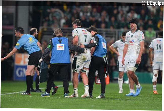 Longue absence pour Reece Hewat, le troisième ligne de Pau, victime d'une rupture du tendon d'Achille