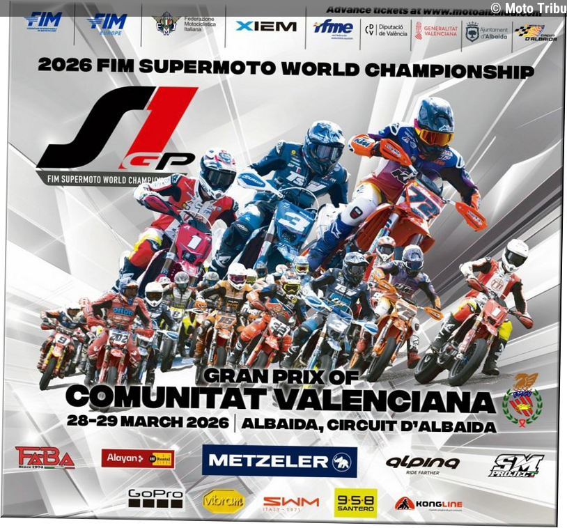 SUPERMOTO – Espagne, Albaida, la présentation du Grand Prix de la Communauté valencienne