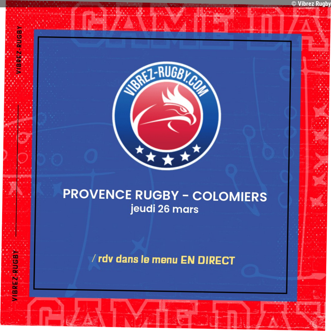 Provence Rugby – Colomiers en direct