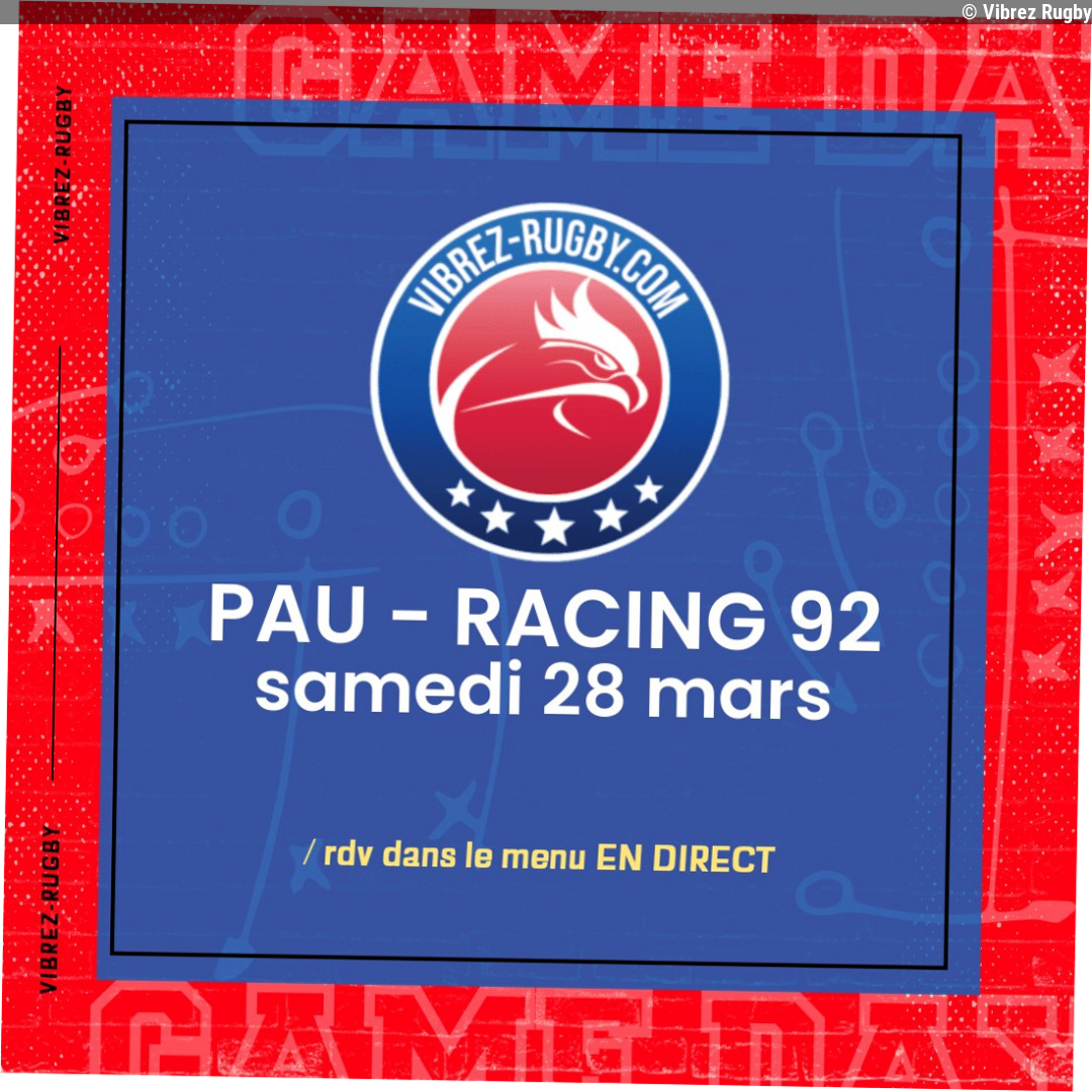 Pau – Racing 92 en direct