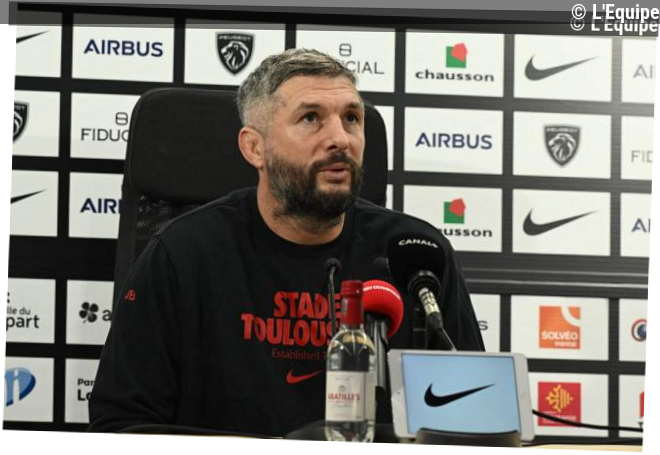 Jean Bouilhou après la victoire de Toulouse contre Montpellier : « Une bonne piqûre de rappel, heureusement sans conséquence 