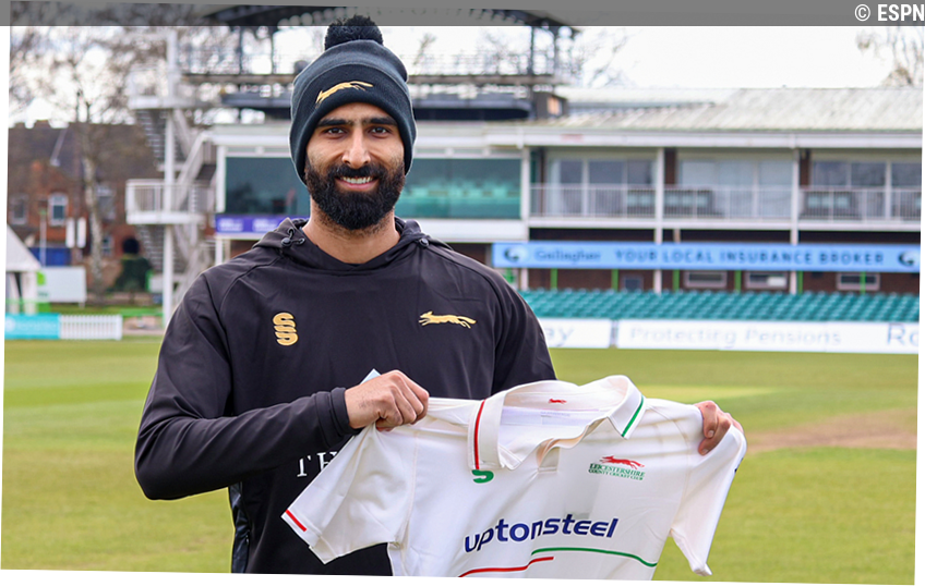 Yadvinder Singh joins Leicestershire on short-term deal