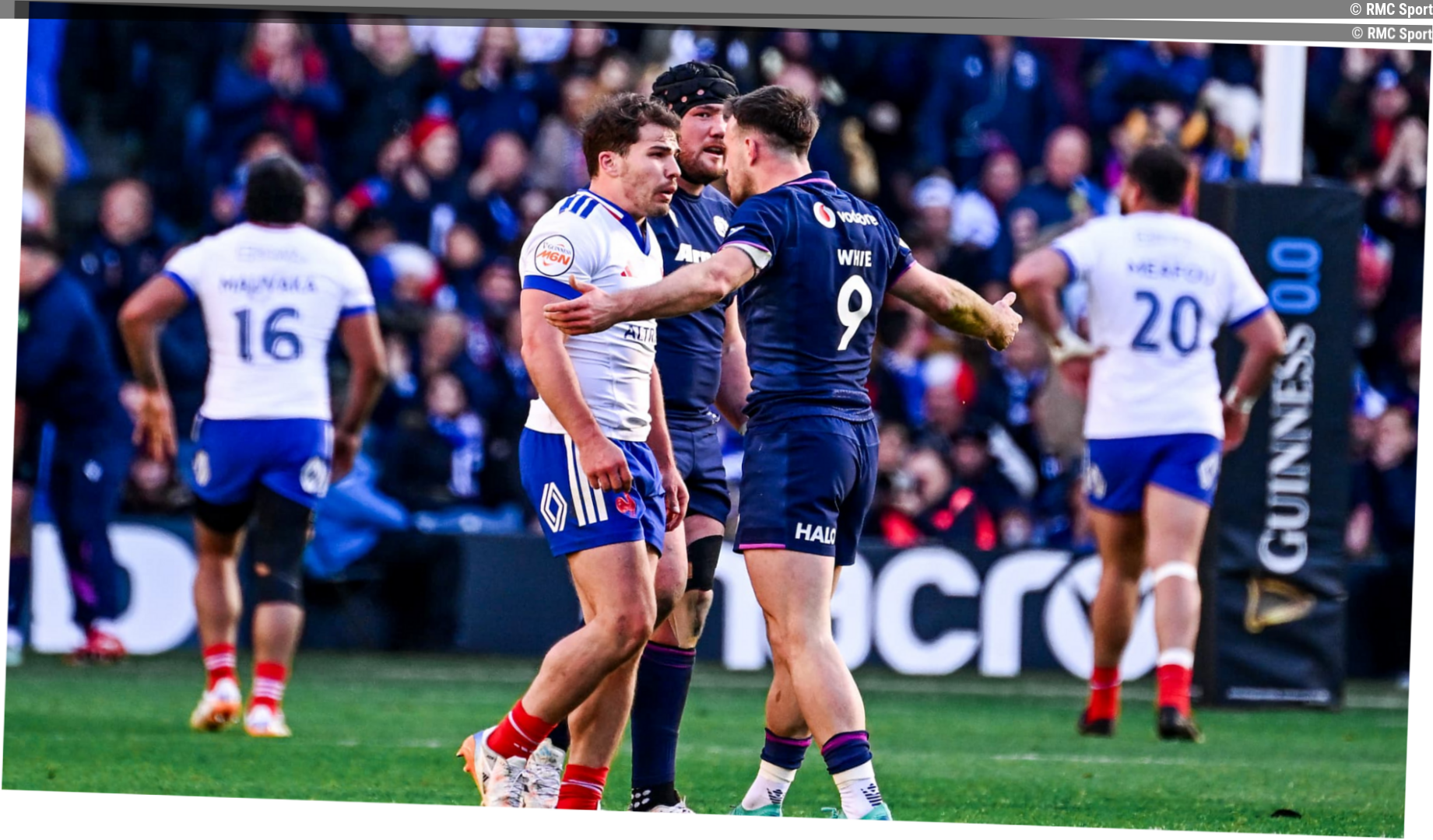 Rugby: "Je n'ai pas de problème avec Antoine Dupont", Ben White revient sur l'altercation avec le capitaine des Bleus lors d'