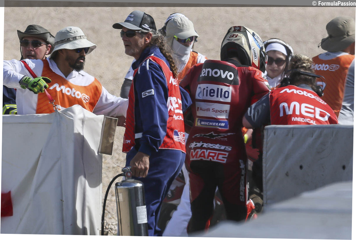 Cadute, sofferenza e una consapevolezza: "La moto è critica, ma anche io". Dietro le quinte del weekend di Marquez al COTA