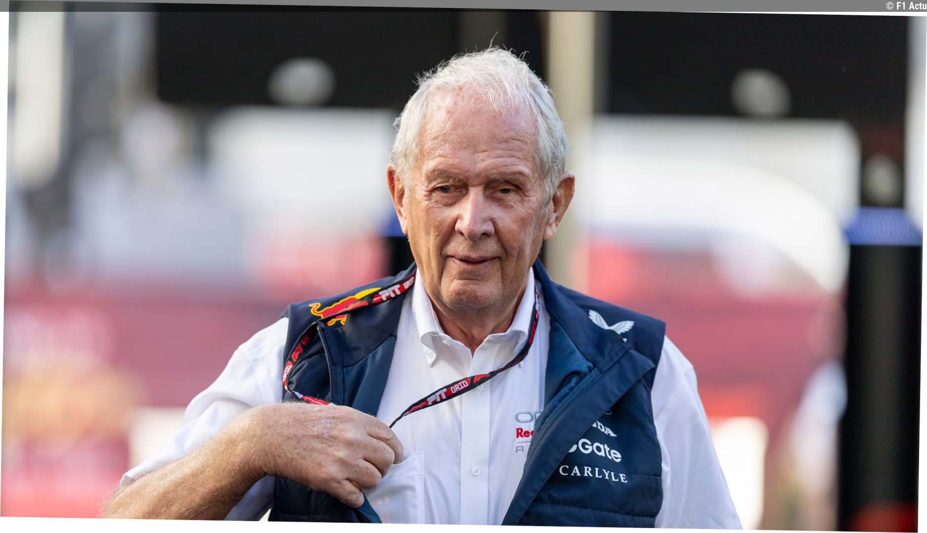 Helmut Marko continue à prodiguer ses conseils à Red Bull