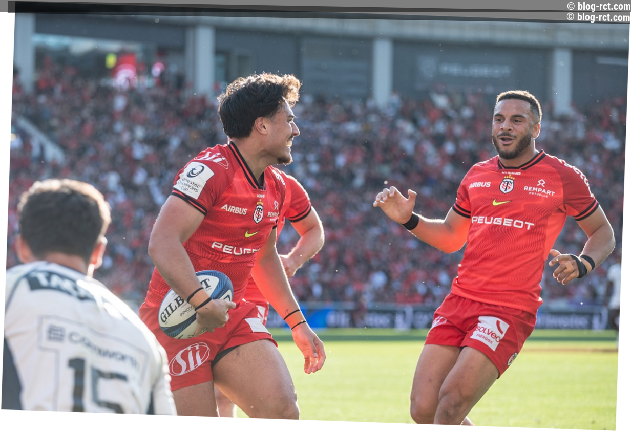 138 mètres et un doublé : Ce génie du Stade Toulousain obtient un 9/10