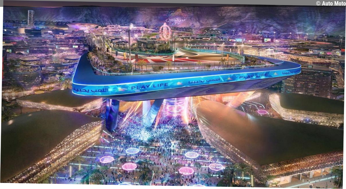 F1 : les travaux titanesques se poursuivent en Arabie saoudite avec un virage géant jamais vu !