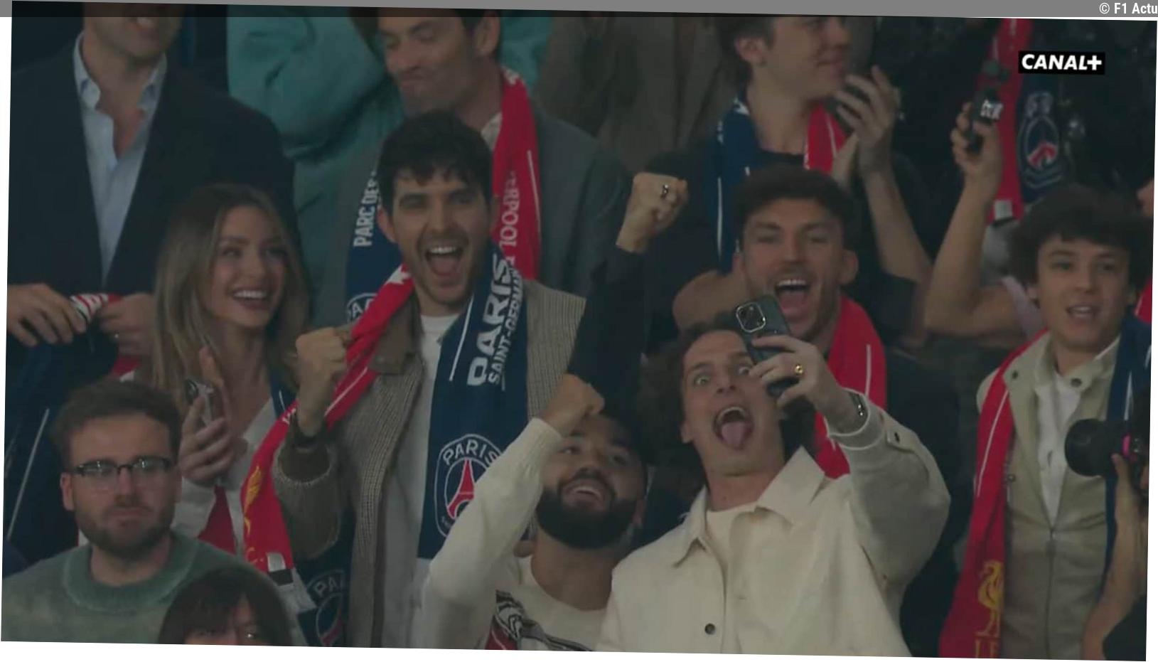 F1 et Ligue des Champions : la trêve inattendue d'Ocon et Gasly au Parc des Princes