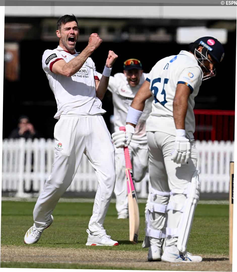 Anderson up-ends Derbyshire as Lancashire defend 138 in thriller