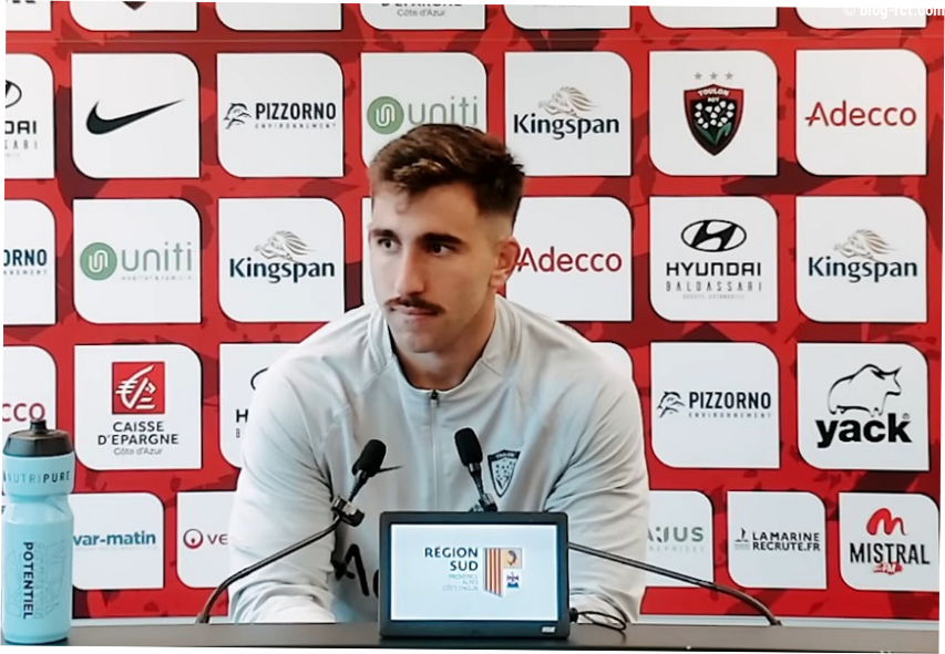 Matéo Garcia réagit à son faible temps de jeu au RCT