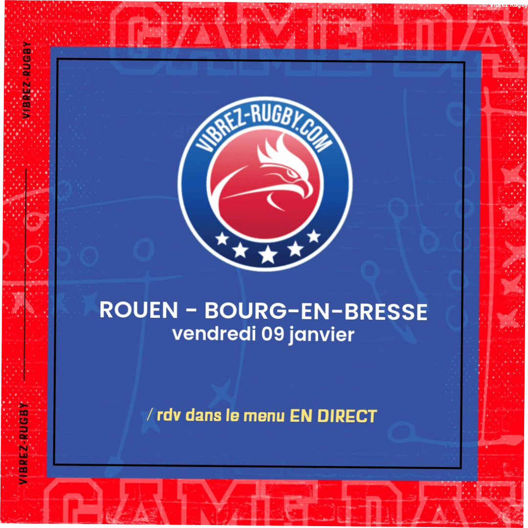 Rouen – Bourg-en-Bresse en direct