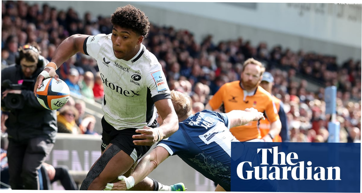 Noah Caluori repeats five-try display as Saracens demolish sorry Sale