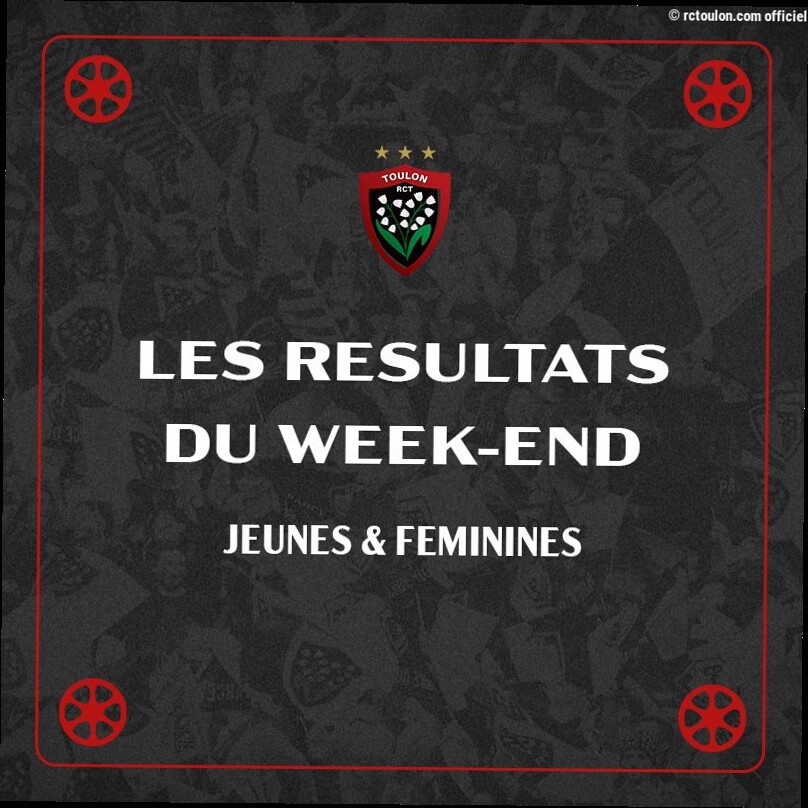 Jeunes et féminines : les résultats du week-end !