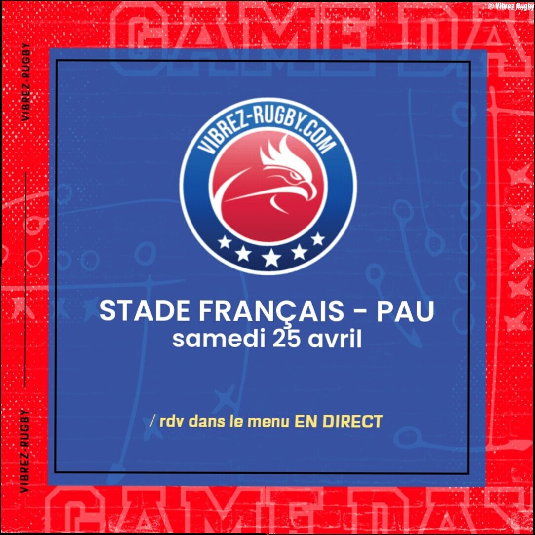 Stade Français – Pau en direct