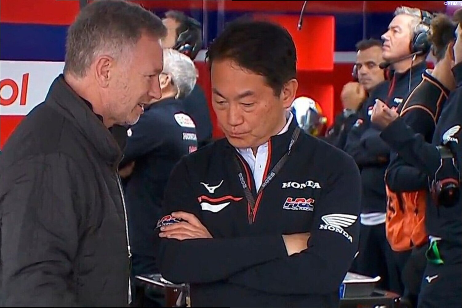 Christian Horner dans le paddock de Jerez : l'avenir plutôt sur deux roues que sur quatre ?