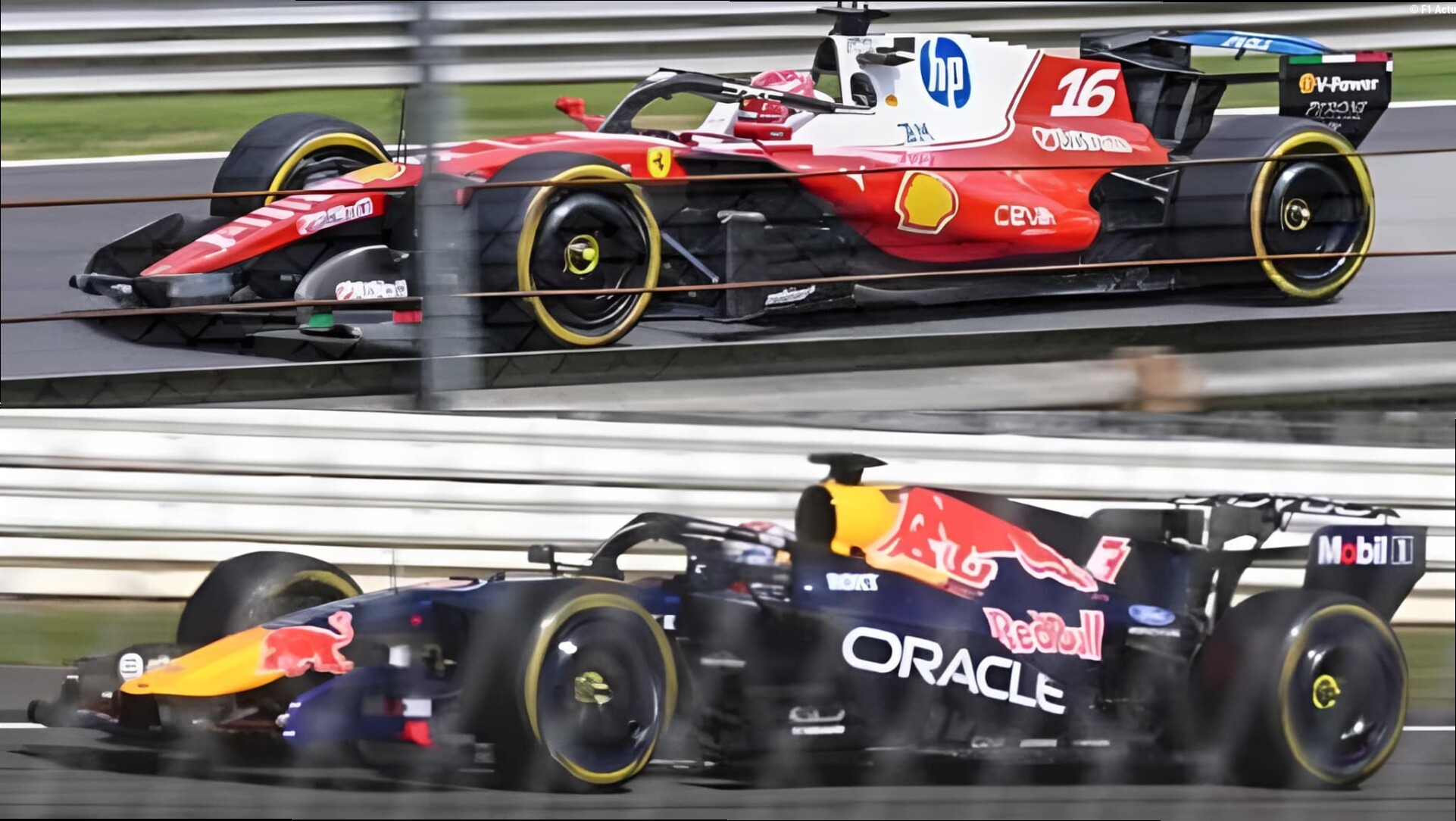 Red Bull dégaine l'aileron Macarena et répond à Ferrari