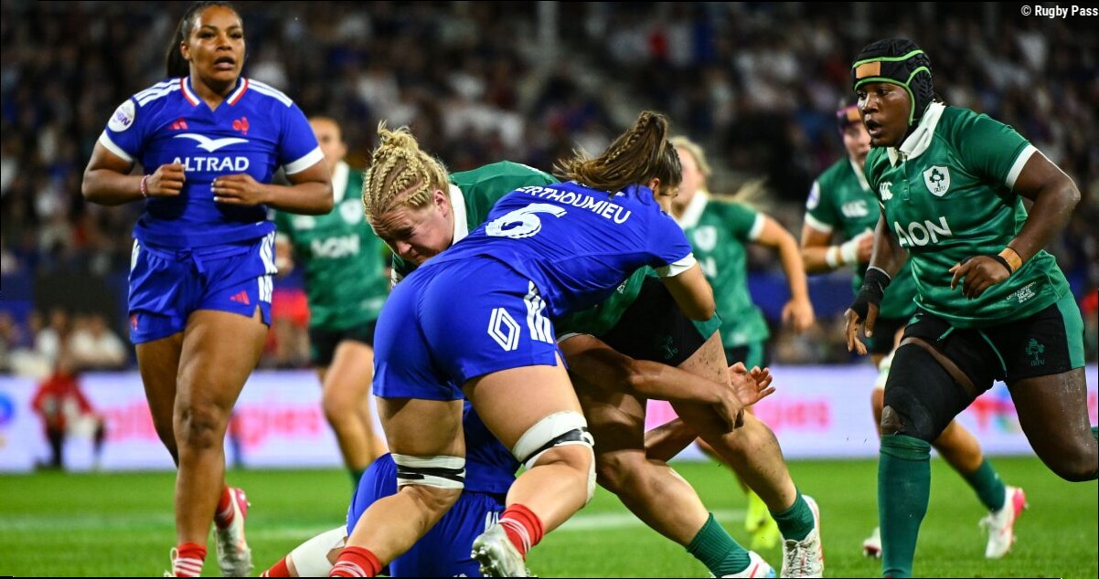 Ambre Mwayembe après la victoire contre l'Irlande : « on a une équipe qui déchire »