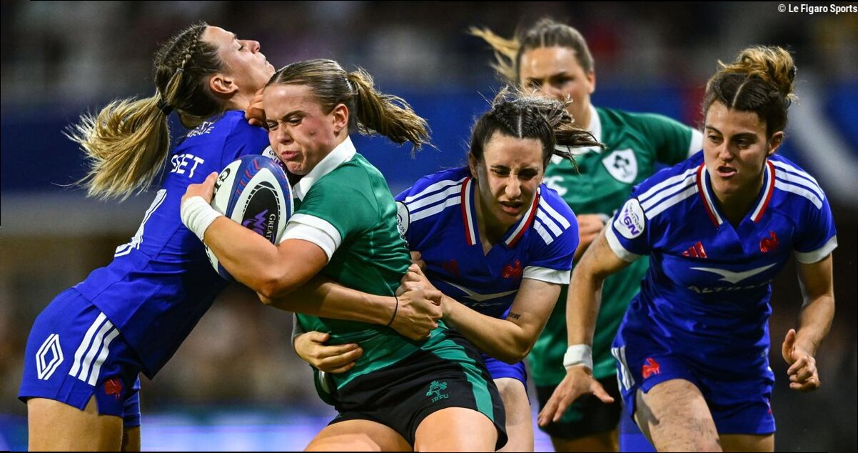 Six nations féminin : «L'équipe de France est encore en construction,» avertit Mathilde Lazarko