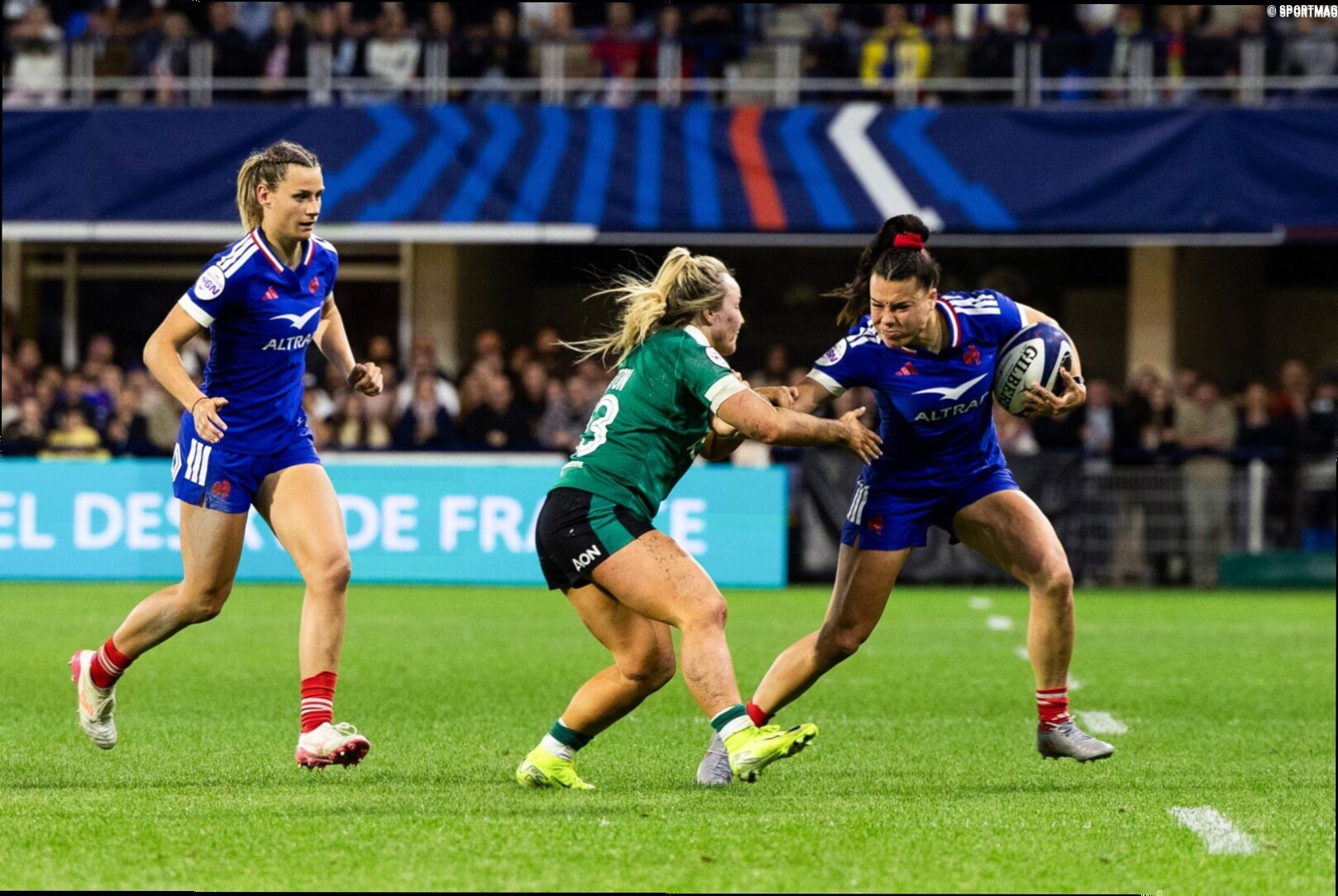 Rugby : avec la manière, les Bleues enchaînent contre l'Irlande
