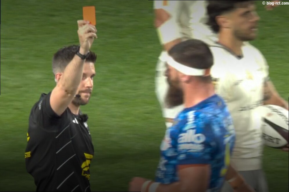 Carton orange et protocole commotion : le match Toulouse – Clermont bascule !
