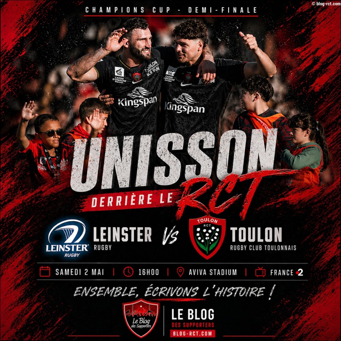 Après un bon 10/10 en Top 14, Toulon va s'attaquer au Leinster