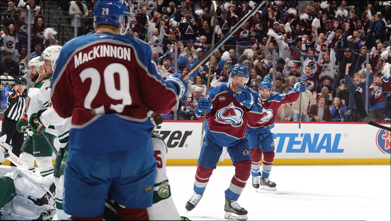 MacKinnon has 3 points, Avalanche defeat Wild in Game 2