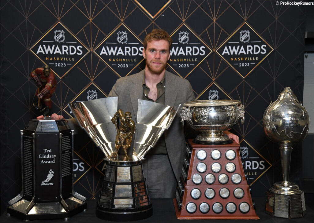 Nikita Kucherov, Nathan MacKinnon, Connor McDavid Named Hart Trophy Finalists
