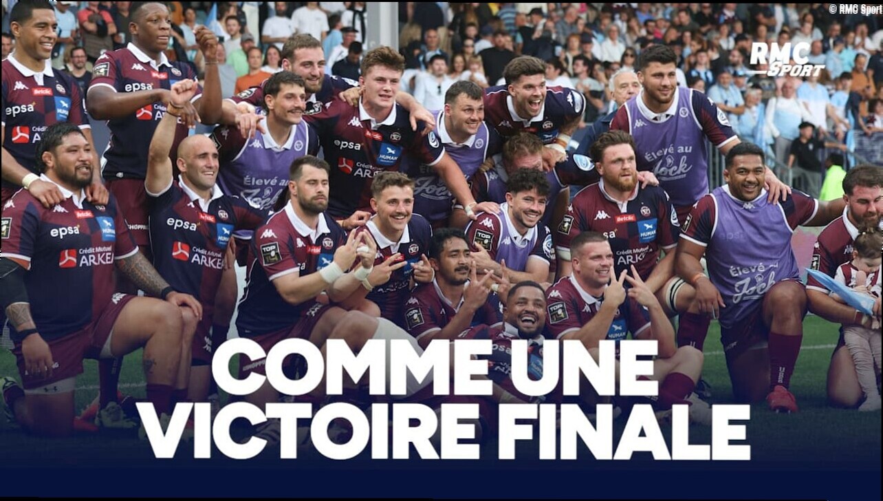 Bayonne 38-40 UBB : "Quand on est au pied du mur..." Lucu salue la remontada