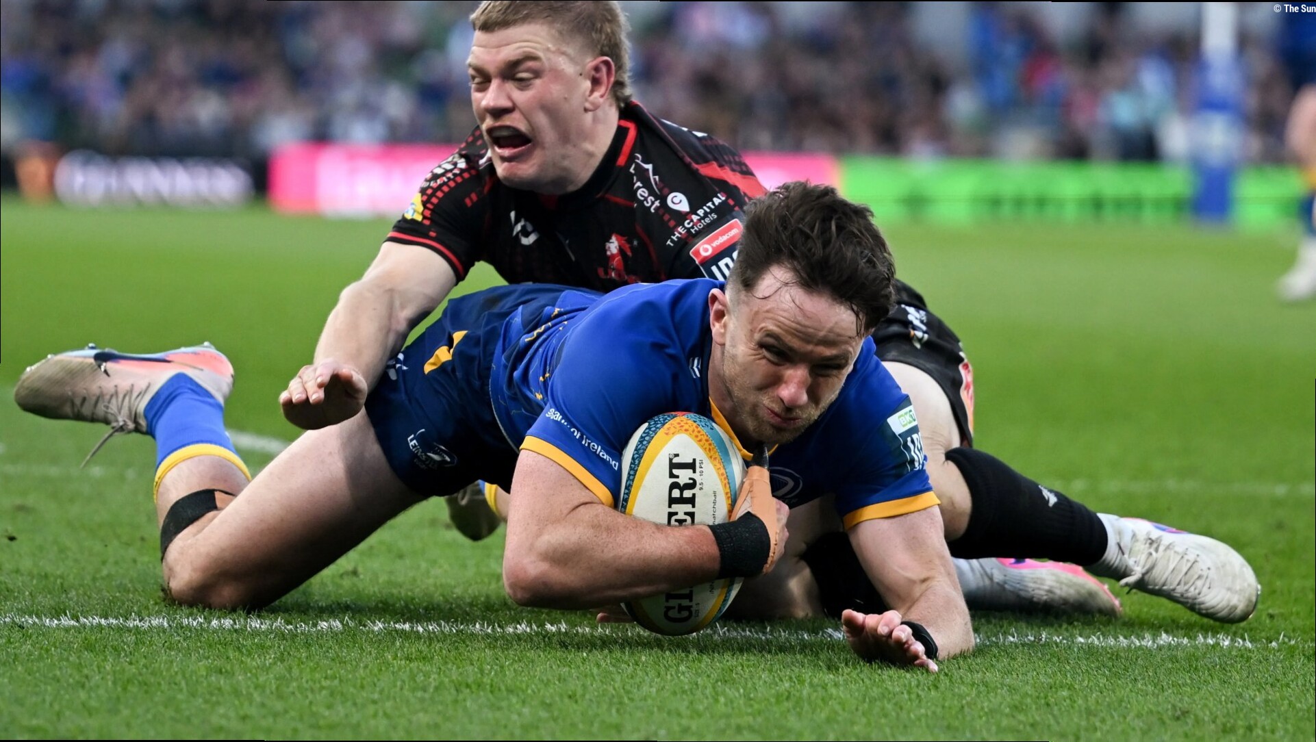 Leinster blow Lions away late on as Hugo Keenan and Ciaran Frawley spark Aviva surge