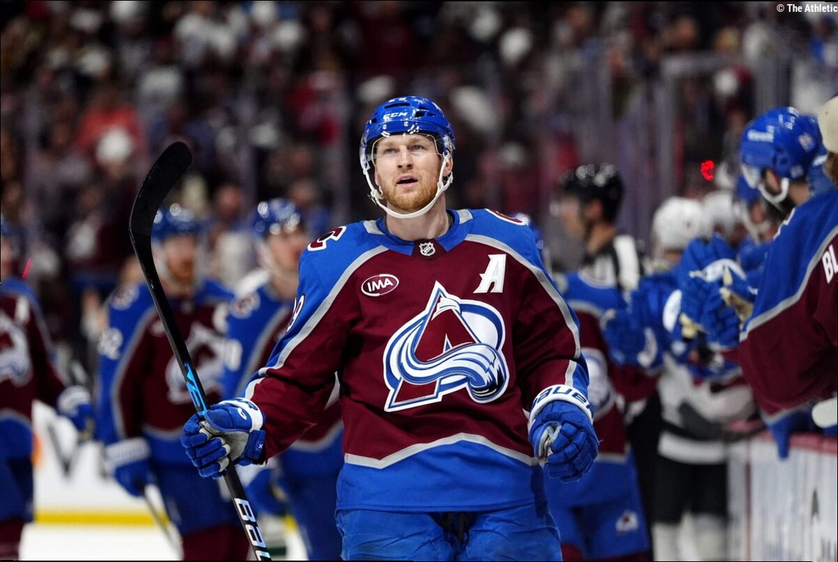 Nathan MacKinnon has been at his best in these playoffs: All business — right down to the flippers