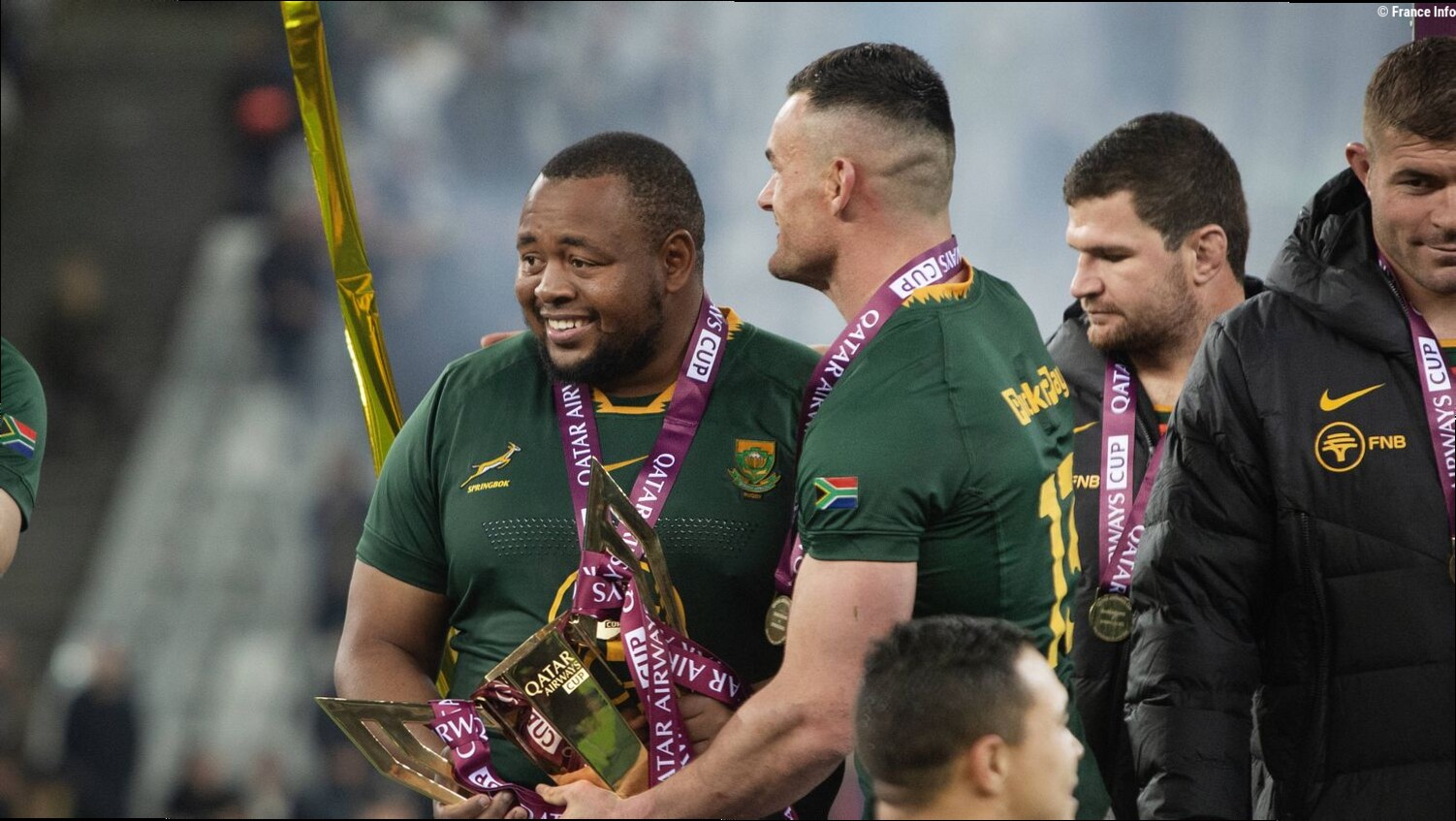 Rugby : le pilier de l'Afrique du Sud Asenathi Ntlabakanye suspendu 18 mois pour dopage