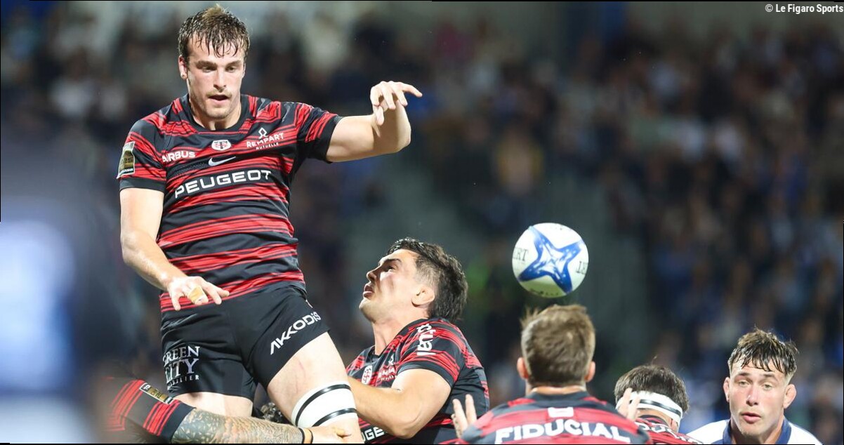 Top 14 : le troisième-ligne Léo Banos prolonge au Stade Toulousain jusqu'en 2028