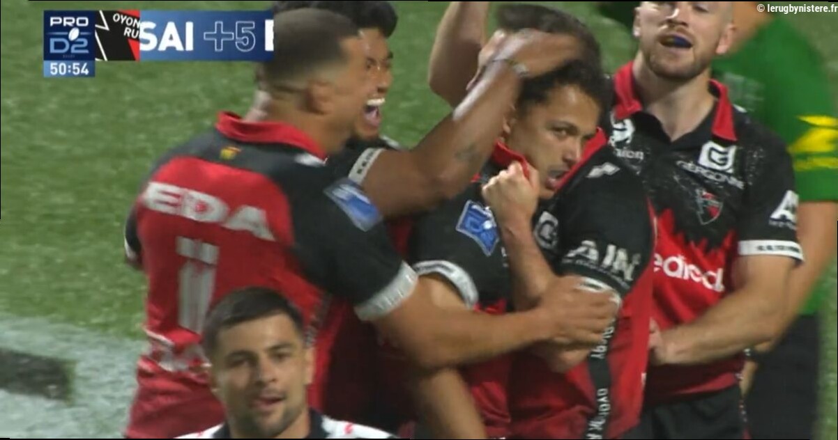 Oyonnax - Valence-Romans : l'essai qui fait basculer le match pour les Oyomen