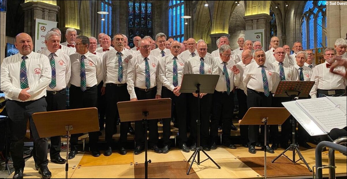 Langon : « tout le monde était à l'unisson », la chorale du Stade Langonnais Rugby a chanté en Ecosse