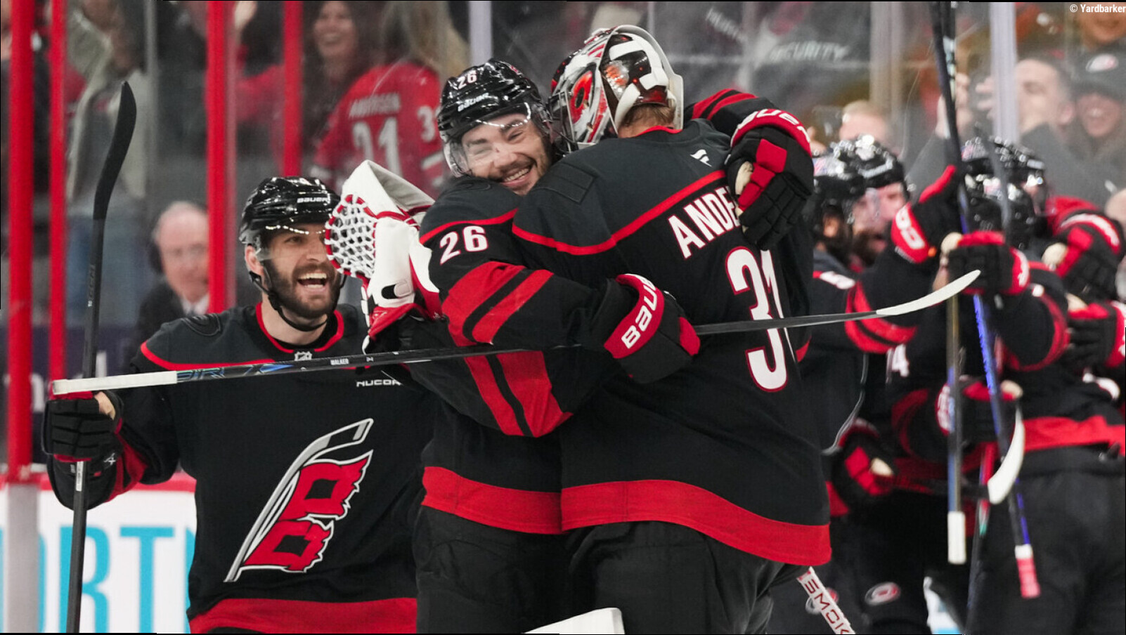 Winners, losers from Saturday's NHL playoffs: Hurricanes get even with OT win